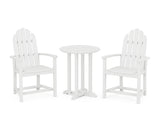 Classic Adirondack 3-Piece Round Bistro Dining Set