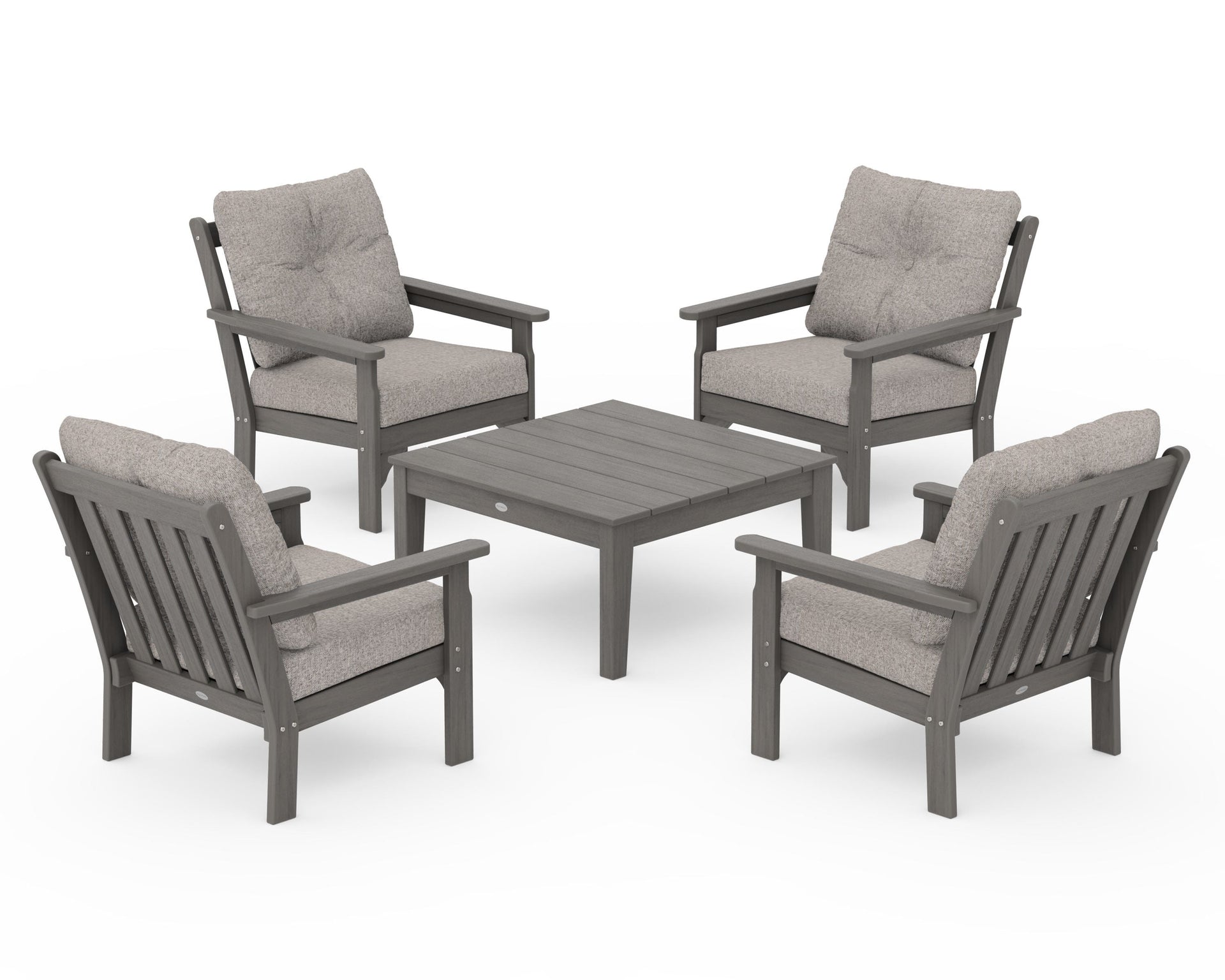 Vineyard 5-Piece Deep Seating Conversation Set