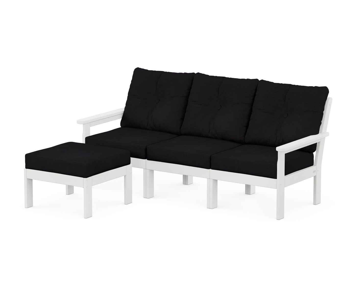 Vineyard 4-Piece Sectional with Ottoman