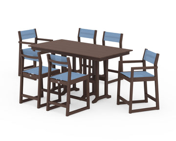 EDGE Sling 7-Piece Farmhouse Counter Set