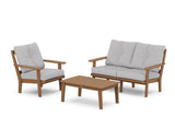 Prairie 3-Piece Deep Seating Set with Loveseat