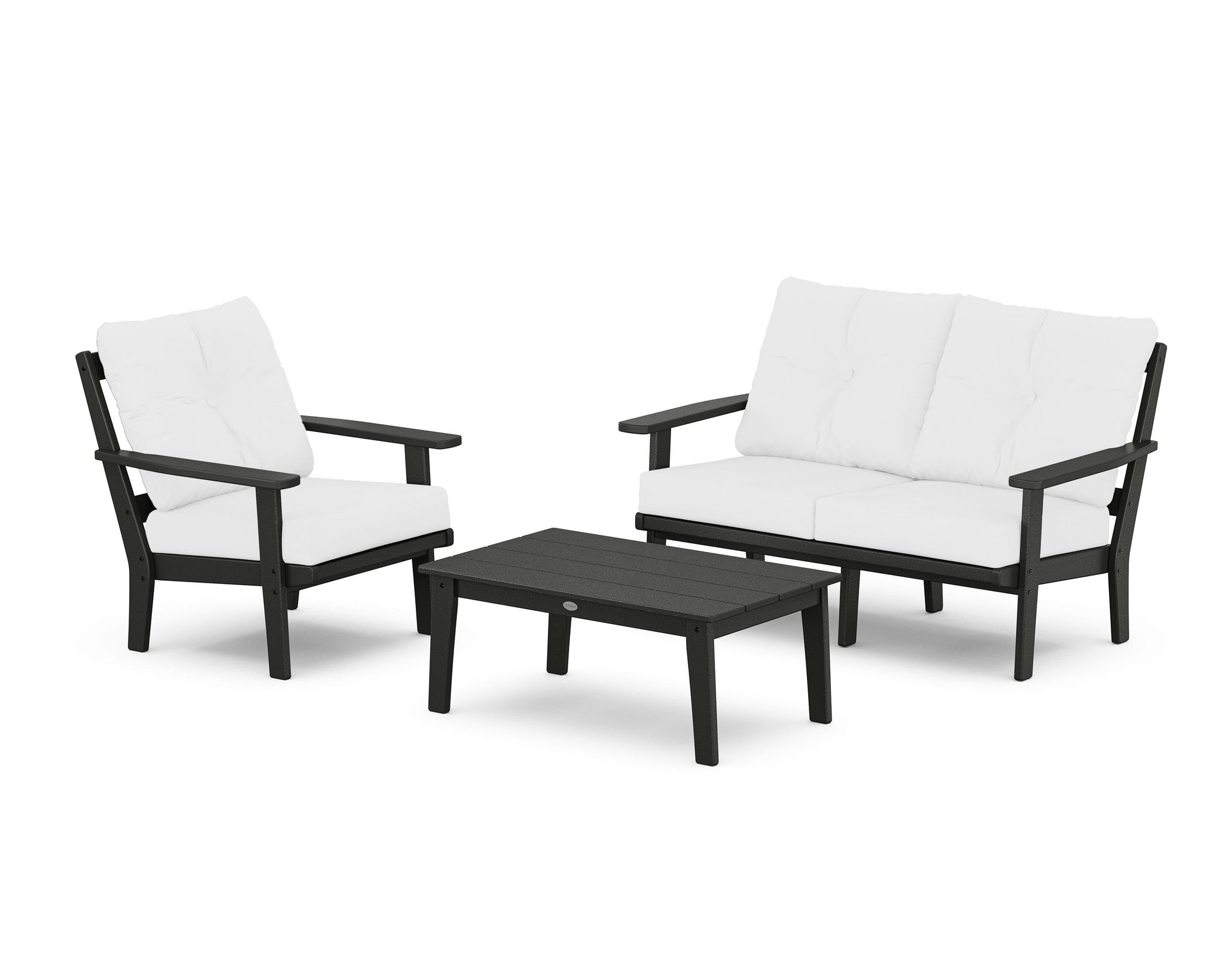 Prairie 3-Piece Deep Seating Set with Loveseat