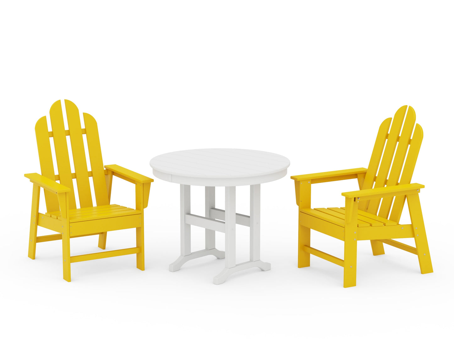 Long Island 3-Piece Round Dining Set