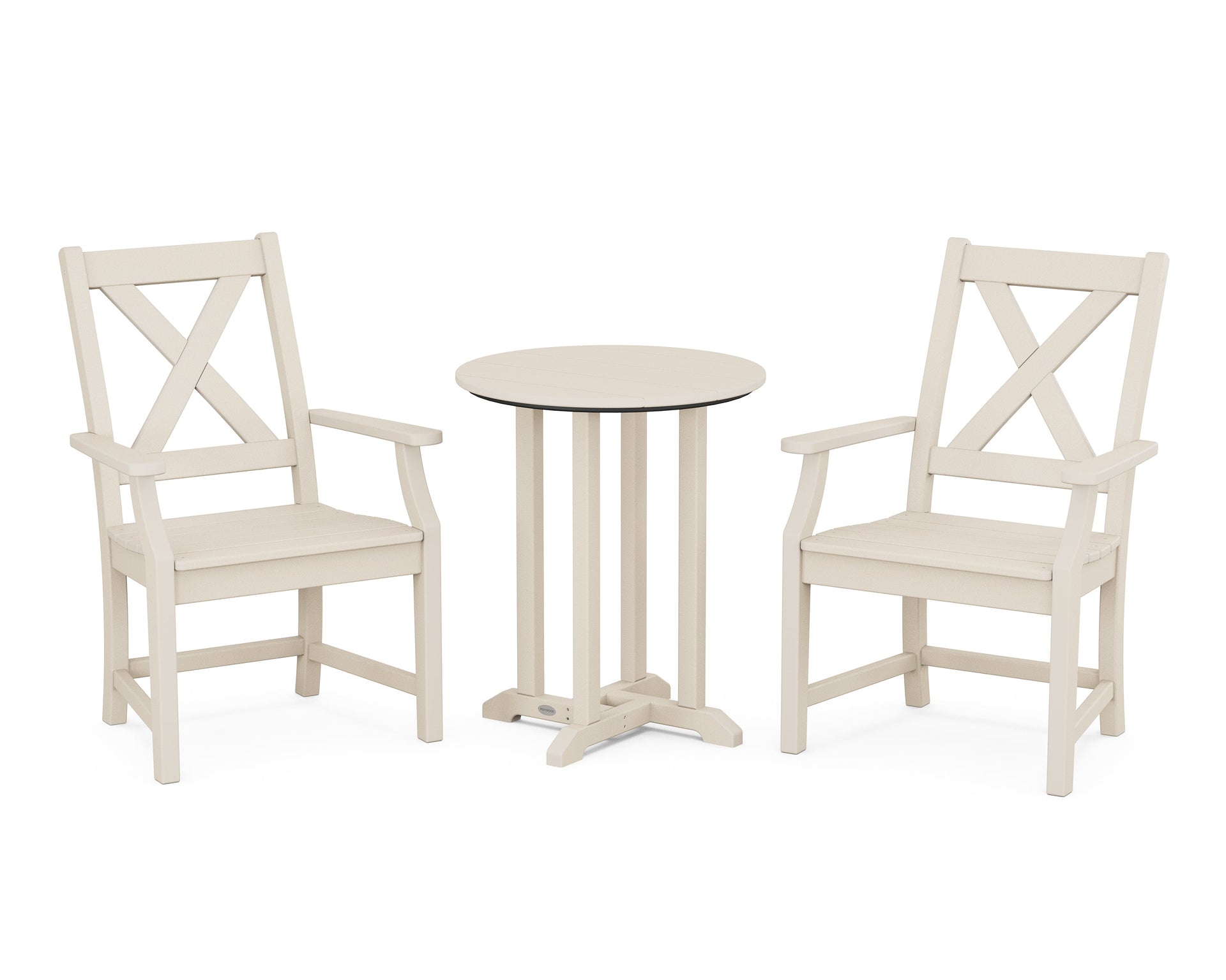 Braxton 3-Piece Round Bistro Dining Set