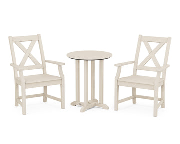 Braxton 3-Piece Round Bistro Dining Set