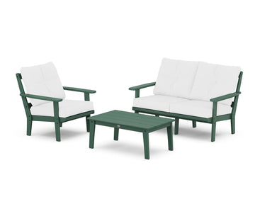 Oxford 3-Piece Deep Seating Set with Loveseat