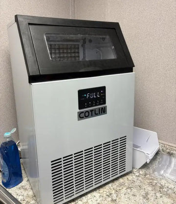 Cotlin 60FA Commercial Cube Ice Maker 20" Undercounter 200 lbs/Day 33 lbs Storage New