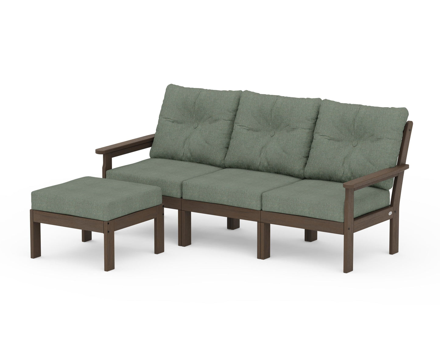 Vineyard 4-Piece Sectional with Ottoman