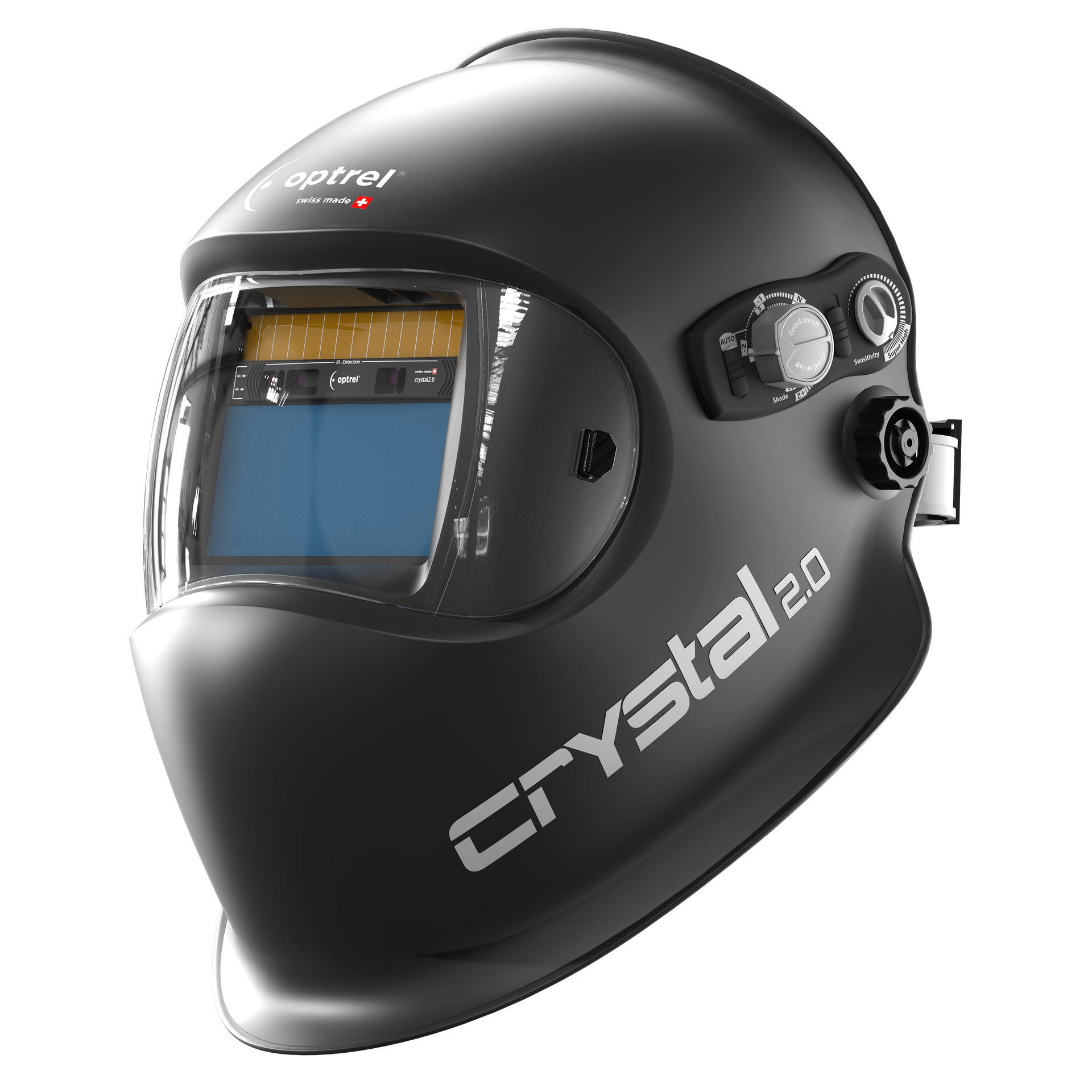 Optrel Crystal 2.0 Welding Helmet, Black - 1006.901