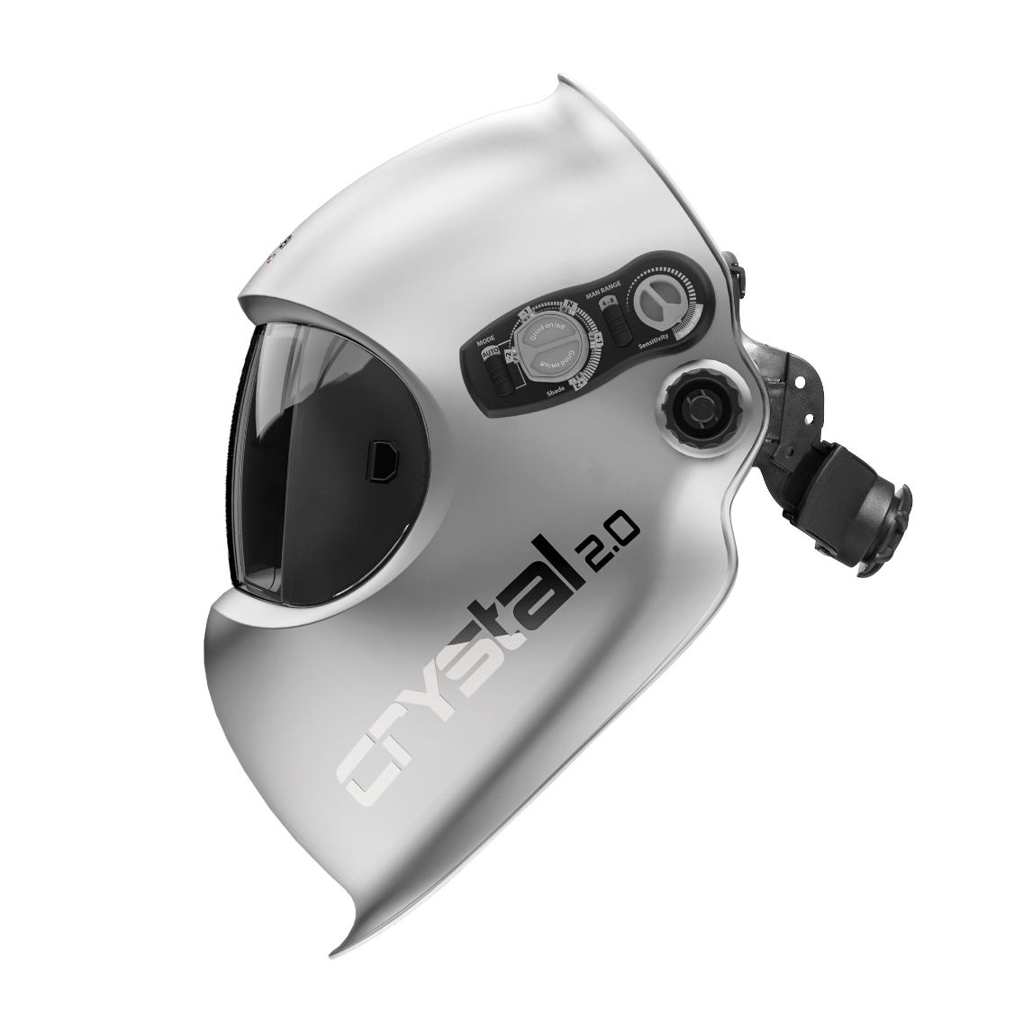 Optrel Crystal 2.0 Welding Helmet, Silver - 1006.900