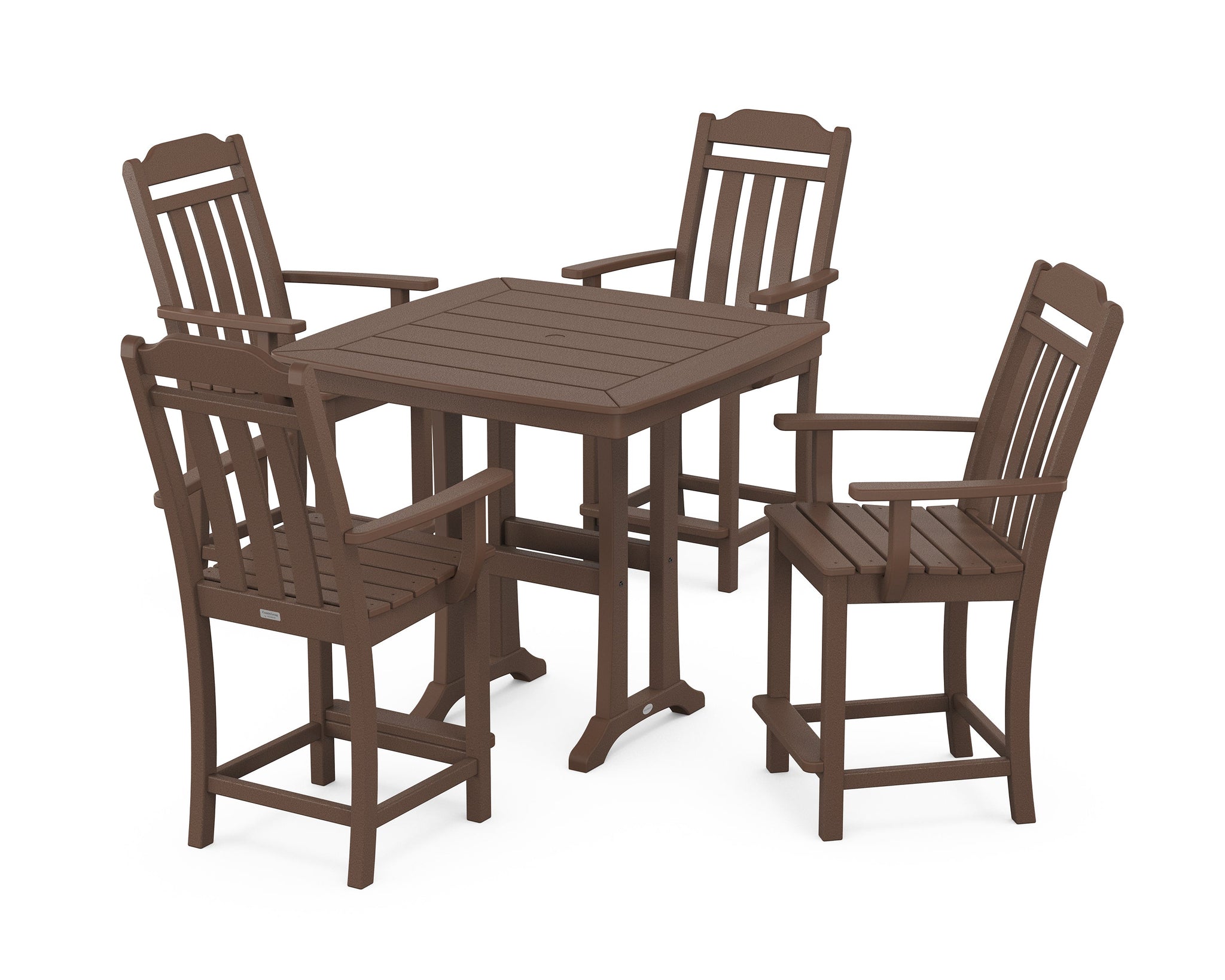 Cottage 5-Piece Counter Set with Trestle Legs