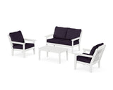 Cottage 4-Piece Deep Seating Set with Loveseat
