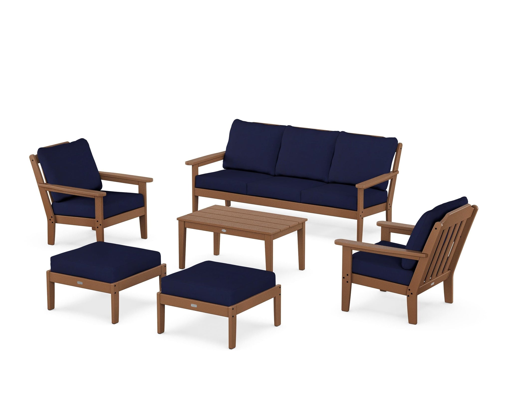 Cottage 6-Piece Lounge Sofa Set