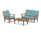 Prairie 3-Piece Deep Seating Set with Loveseat