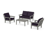 Cottage 4-Piece Deep Seating Set with Loveseat