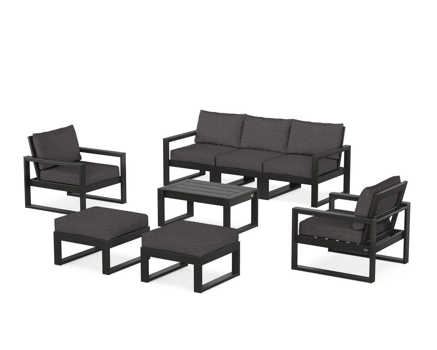 EDGE Sectional 8-Piece Lounge Sofa Set