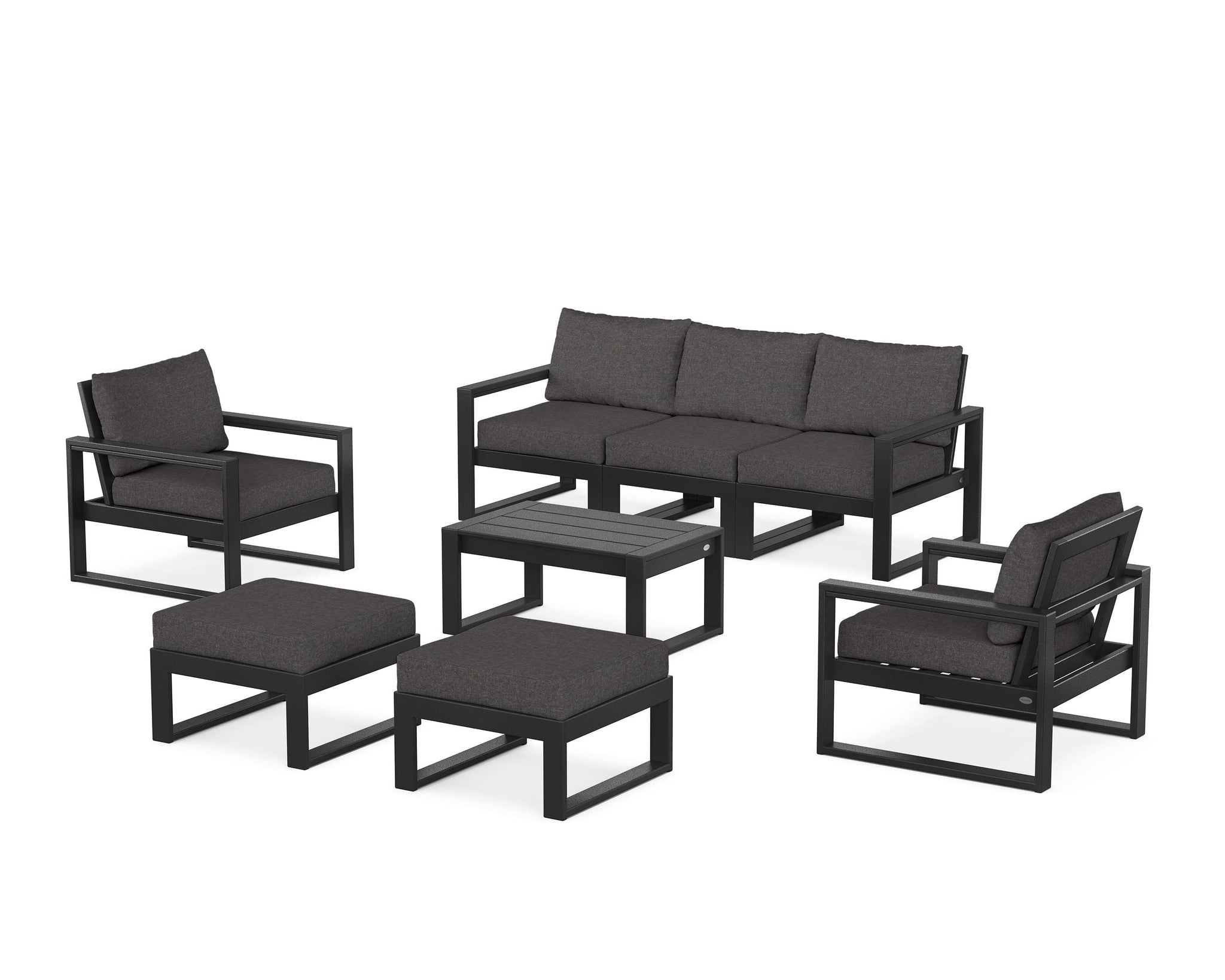 EDGE Sectional 8-Piece Lounge Sofa Set