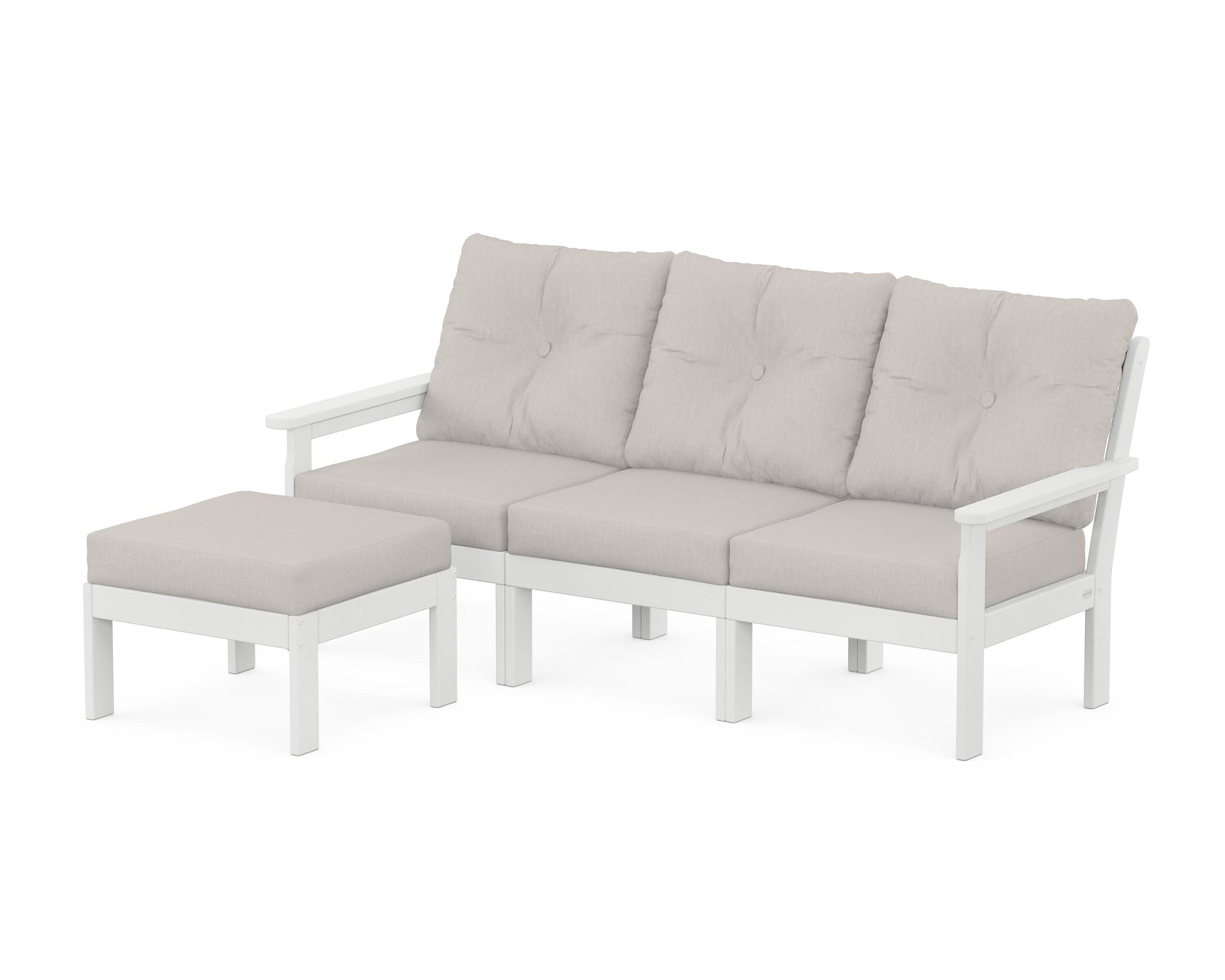 Vineyard 4-Piece Sectional with Ottoman