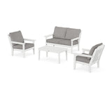 Cottage 4-Piece Deep Seating Set with Loveseat