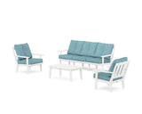 Oxford 4-Piece Deep Seating Set with Sofa