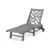 Chippendale Chaise with Wheels