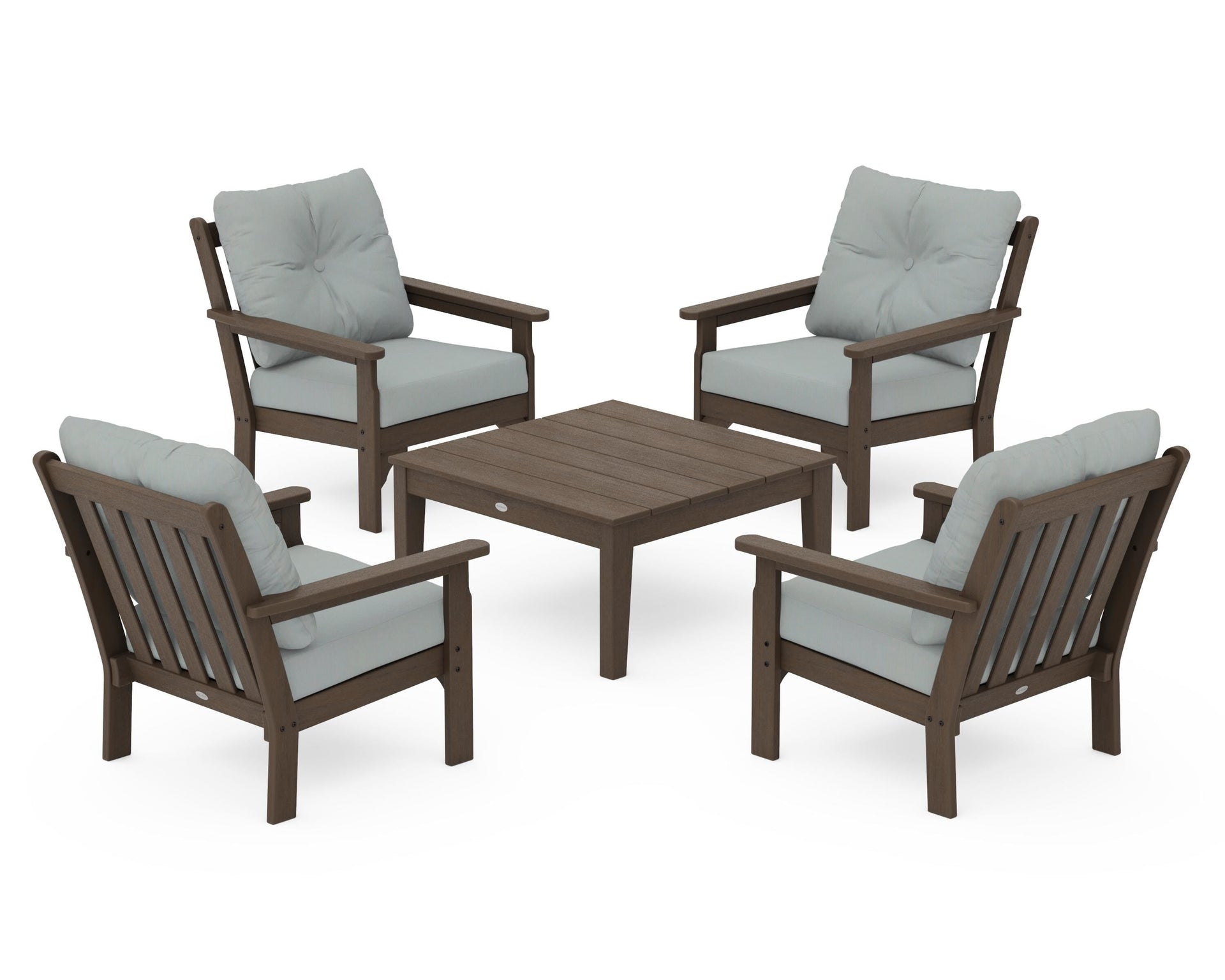 Vineyard 5-Piece Deep Seating Conversation Set