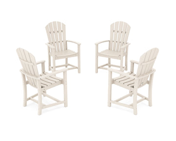 Palm Coast 4-Piece Upright Adirondack Conversation Set