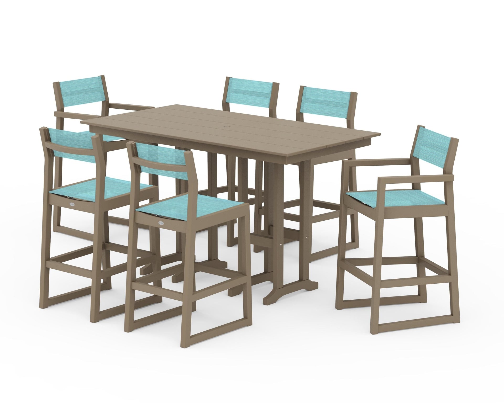 EDGE Sling 7-Piece Farmhouse Bar Set