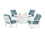 Oxford 5-Piece Deep Seating Set with Fire Pit Table