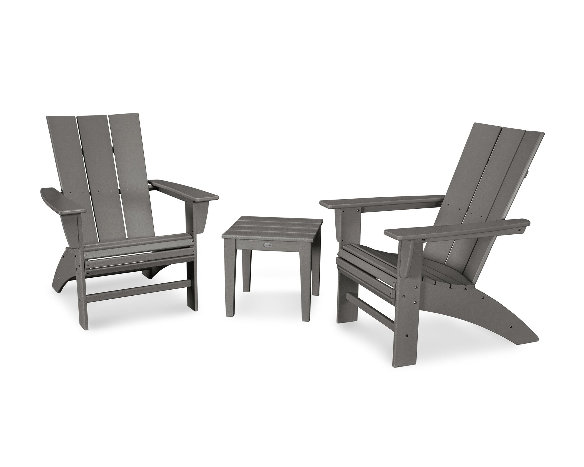 Modern 3-Piece Curveback  Adirondack Set