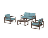 EDGE Sectional 4-Piece Deep Seating Set with Loveseat