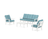 Prairie 4-Piece Deep Seating Set with Sofa
