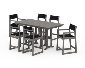EDGE Sling 7-Piece Farmhouse Counter Set
