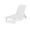 Nautical Chaise with Wheels