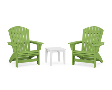3-Piece Nautical Grand Adirondack Set
