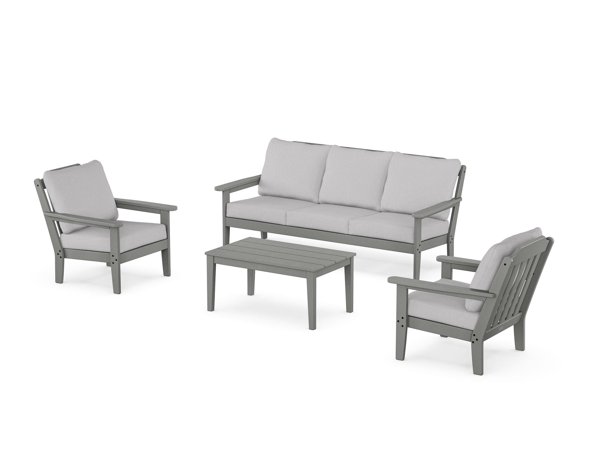 Cottage 4-Piece Deep Seating Set with Sofa