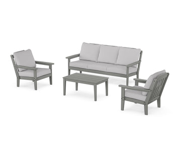 Cottage 4-Piece Deep Seating Set with Sofa
