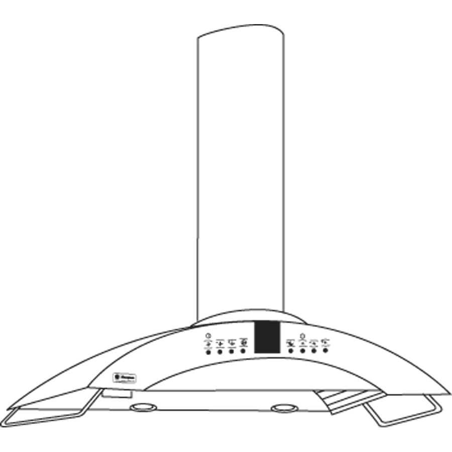 Monogram 36" Wall-Mounted Vent Hood