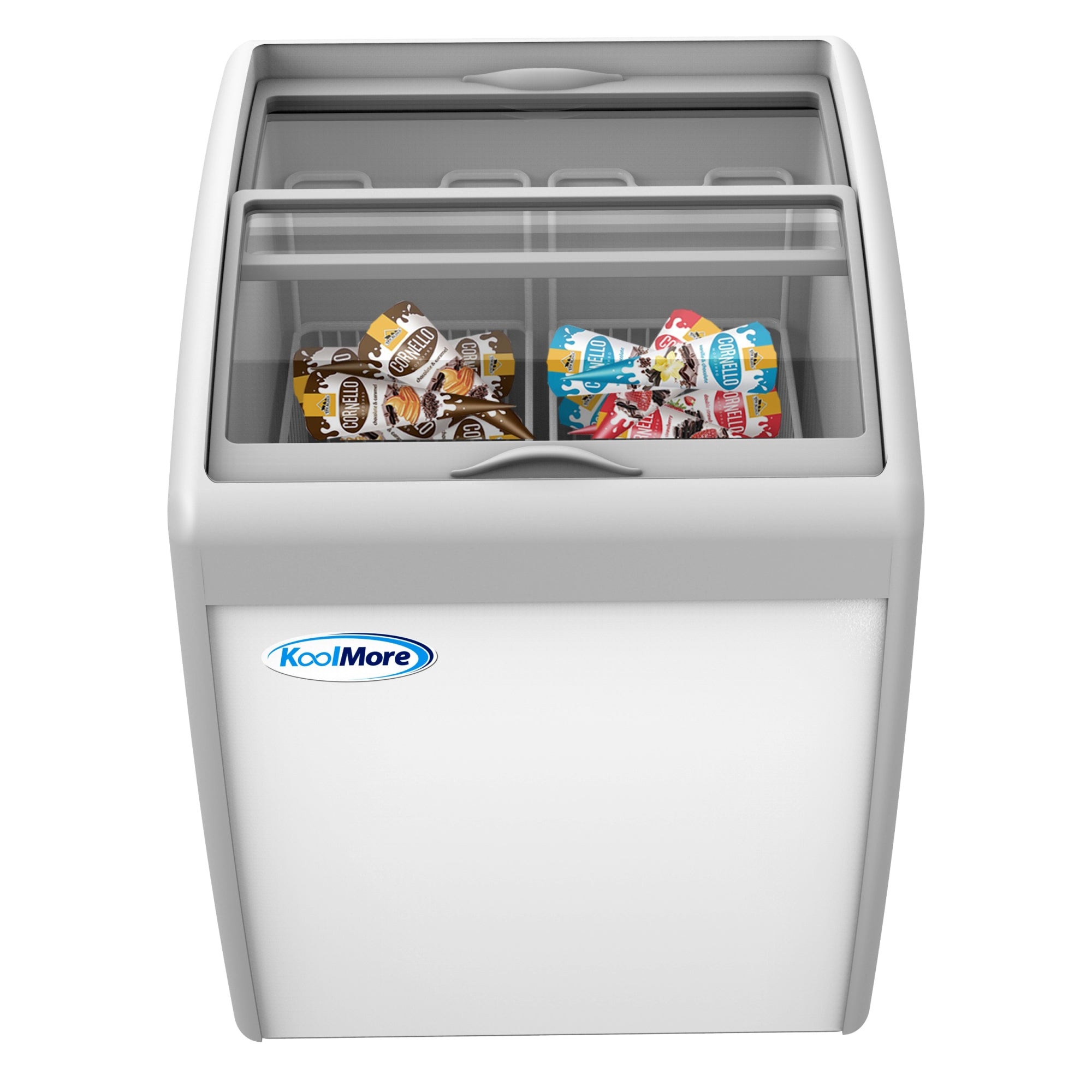 26 in. Display Ice Cream Freezer - 5.7 cu ft. - Wrap