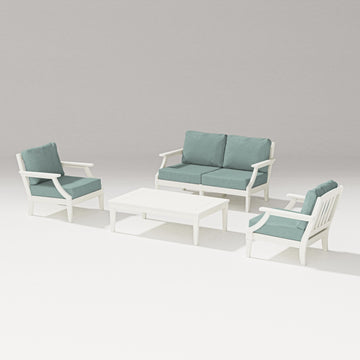 Estate Lounge 4-Piece Loveseat Set