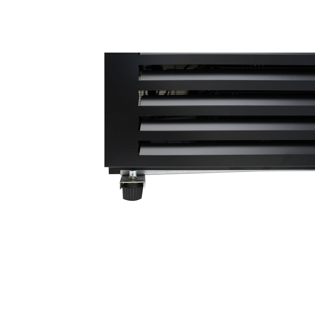 24 in. Commercial One Glass Door Merchandiser Freezer, 12 Cu. Ft. in Black