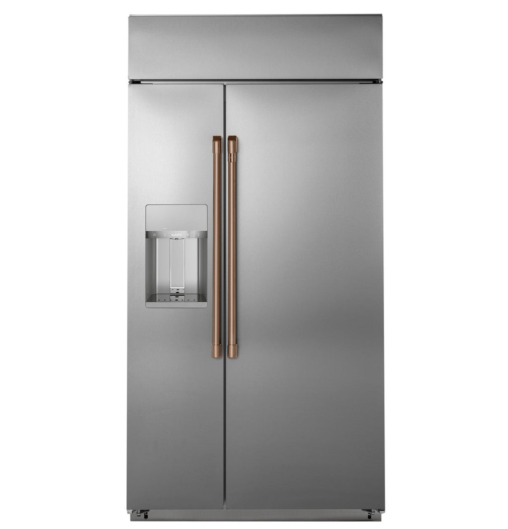 CAFÉ™ 48" Smart Built-In Side-by-Side Refrigerator with Dispenser