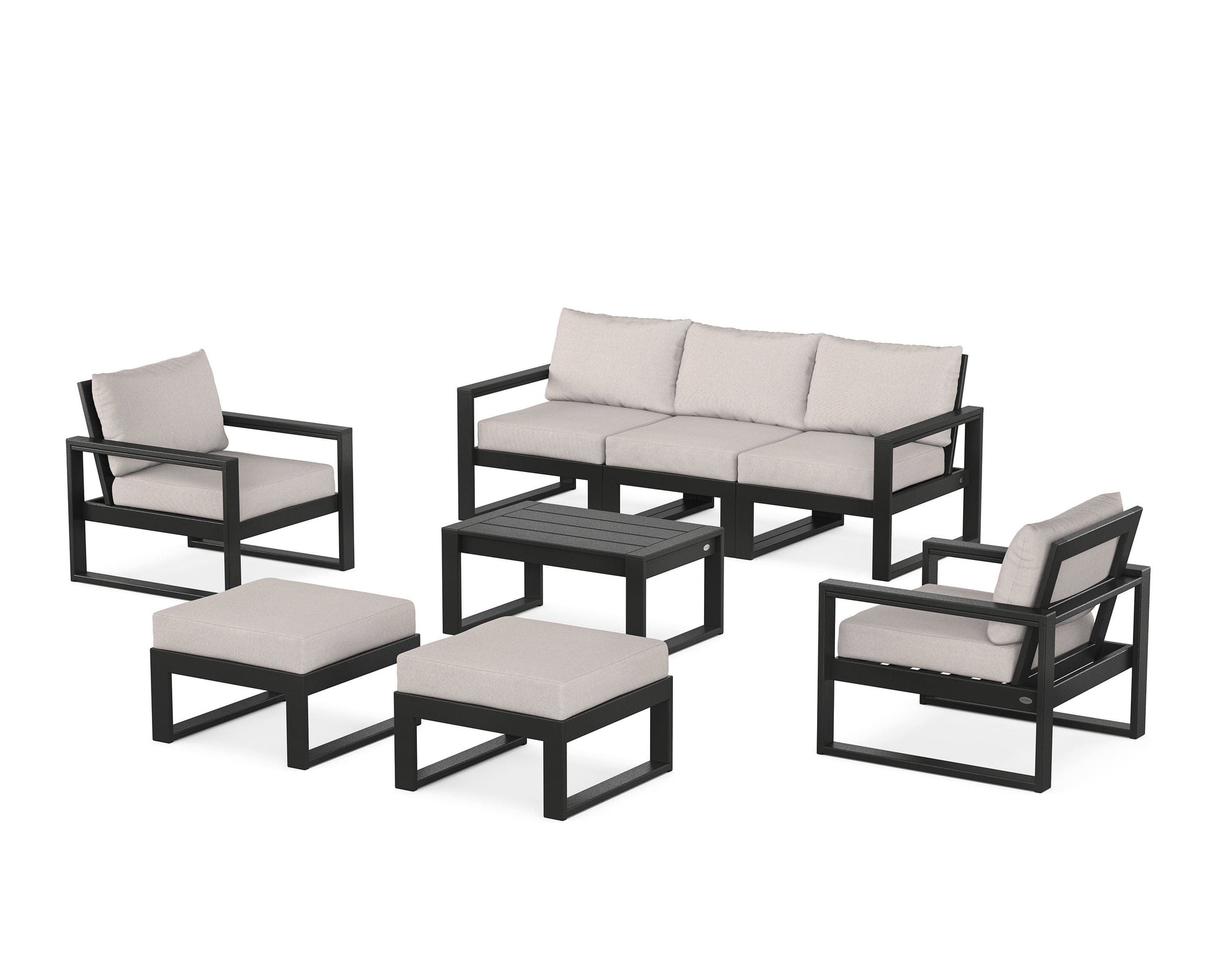 EDGE Sectional 8-Piece Lounge Sofa Set
