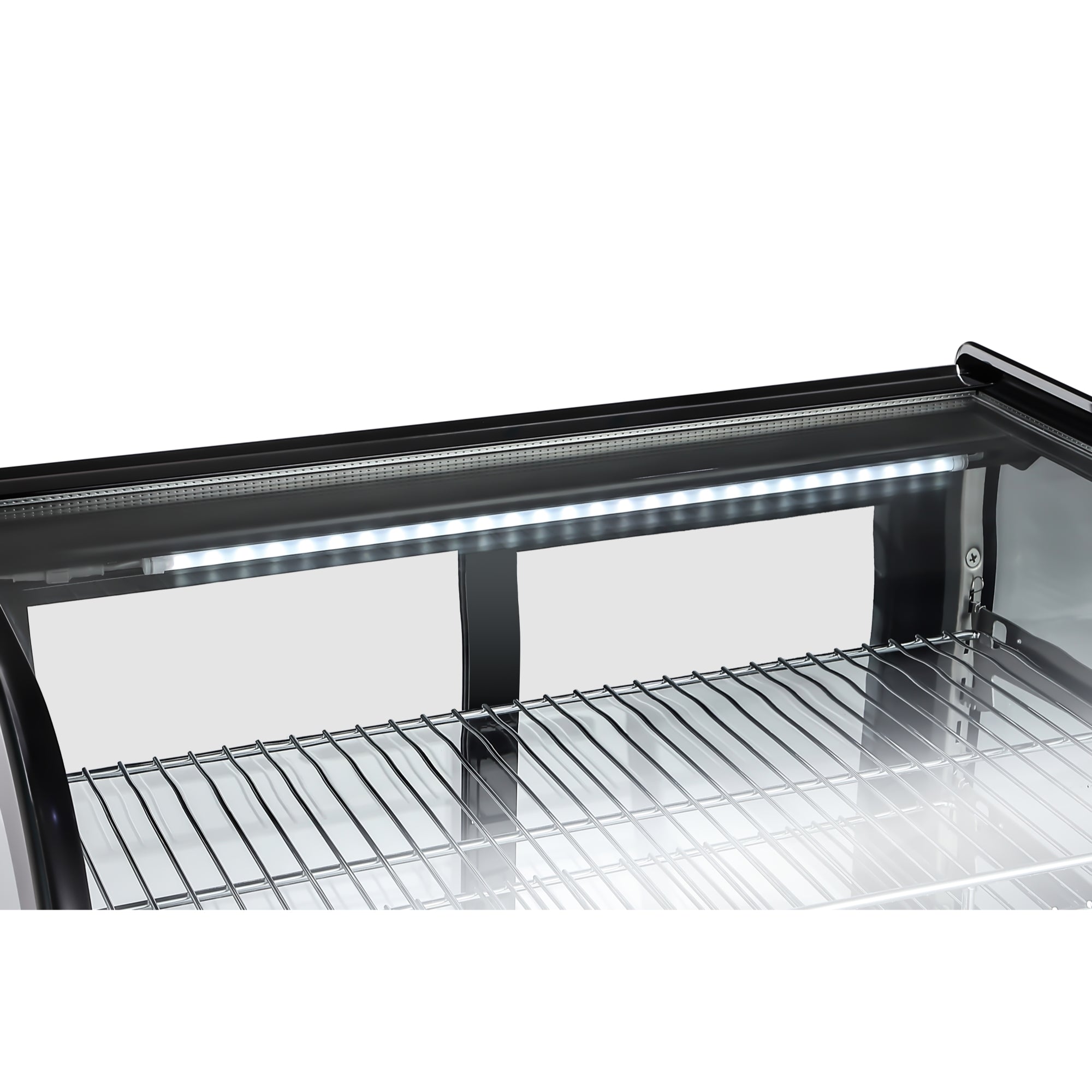 27 in.  Drop-In Countertop Display Refrigerator in Black