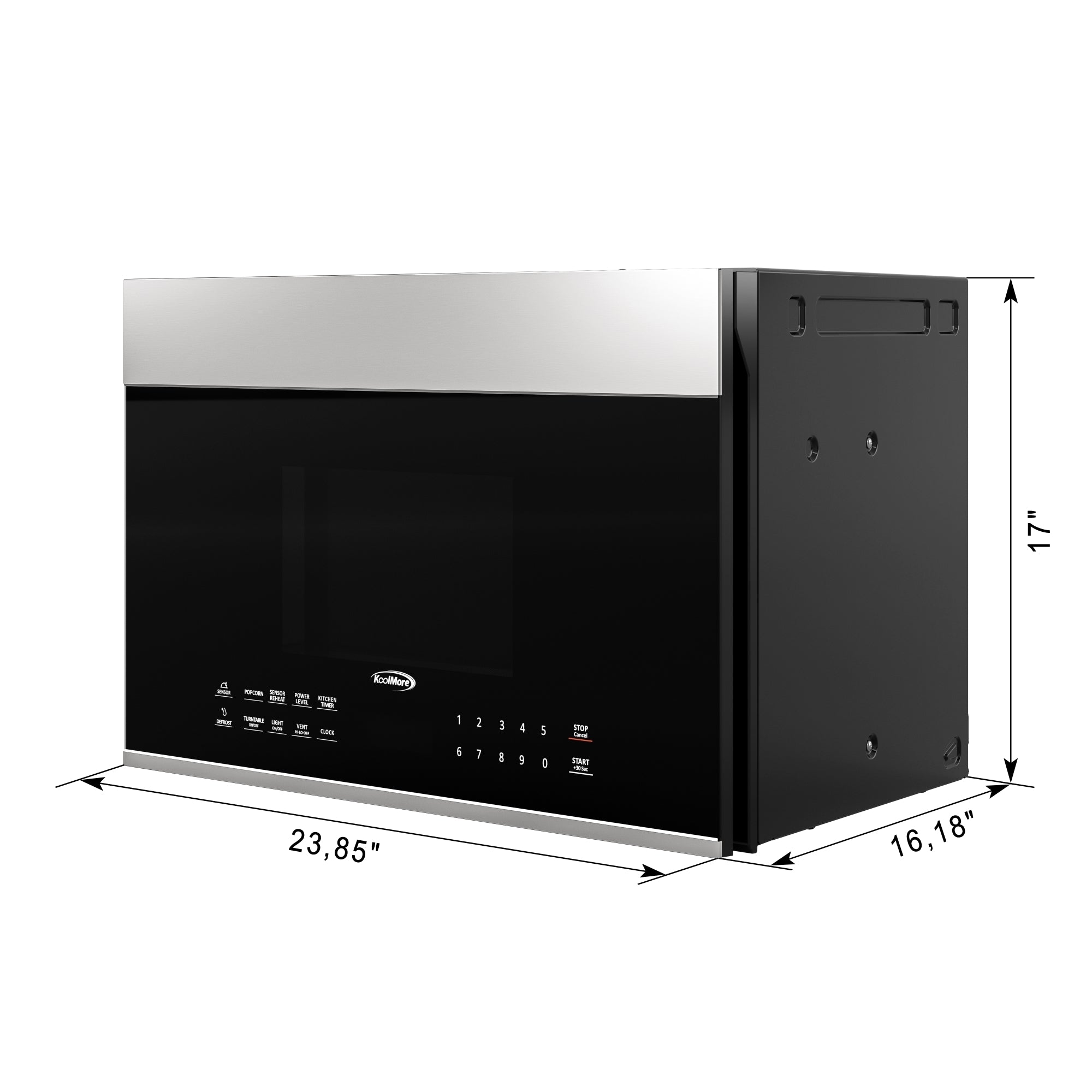 1.3 cu. ft. Over the Range Stainless Steel Microwave, 300 CFM, One Panel