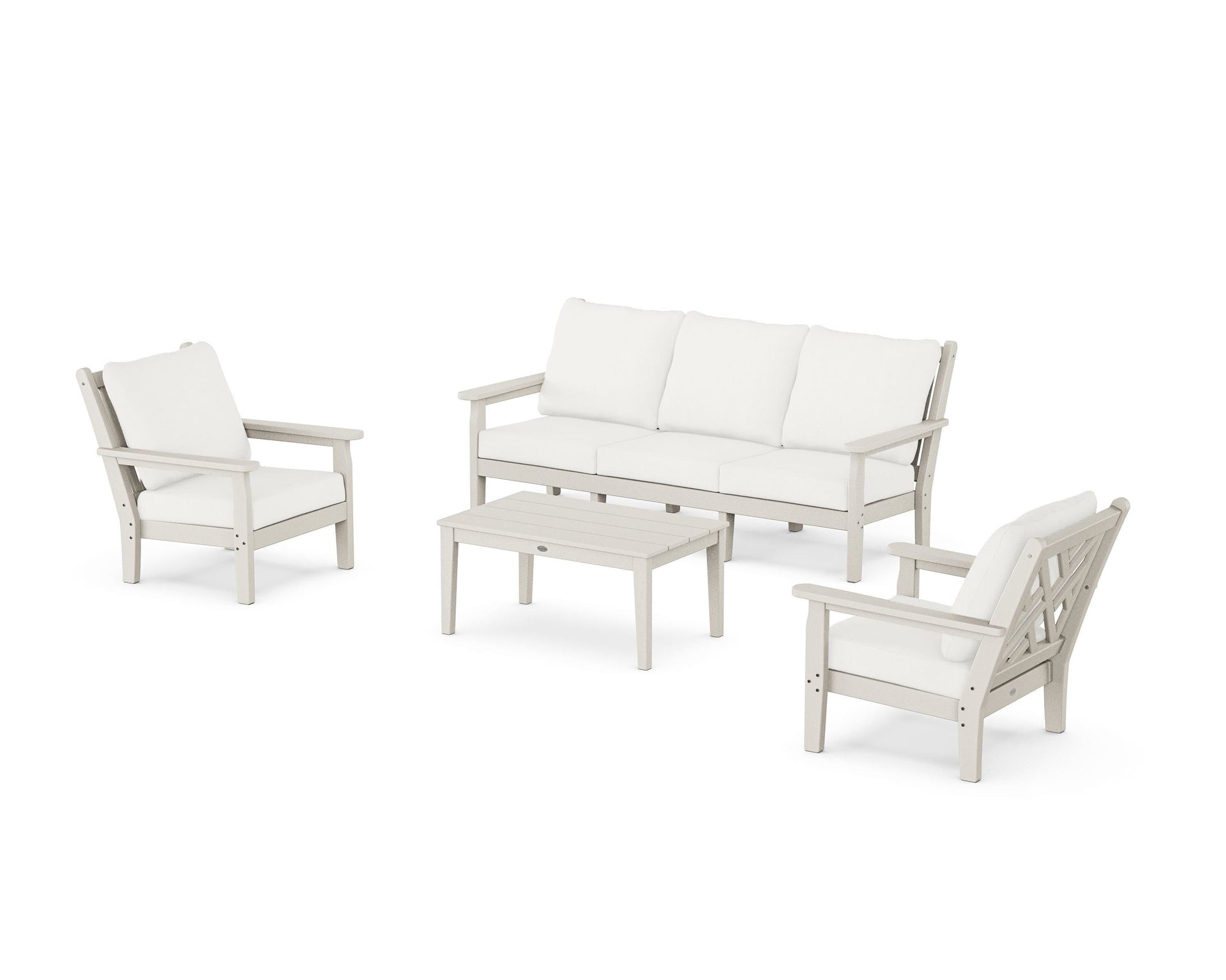 Chippendale 4-Piece Deep Seating Set with Sofa