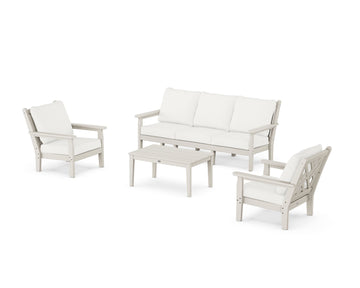 Chippendale 4-Piece Deep Seating Set with Sofa