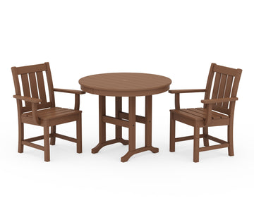 Oxford 3-Piece Farmhouse Dining Set