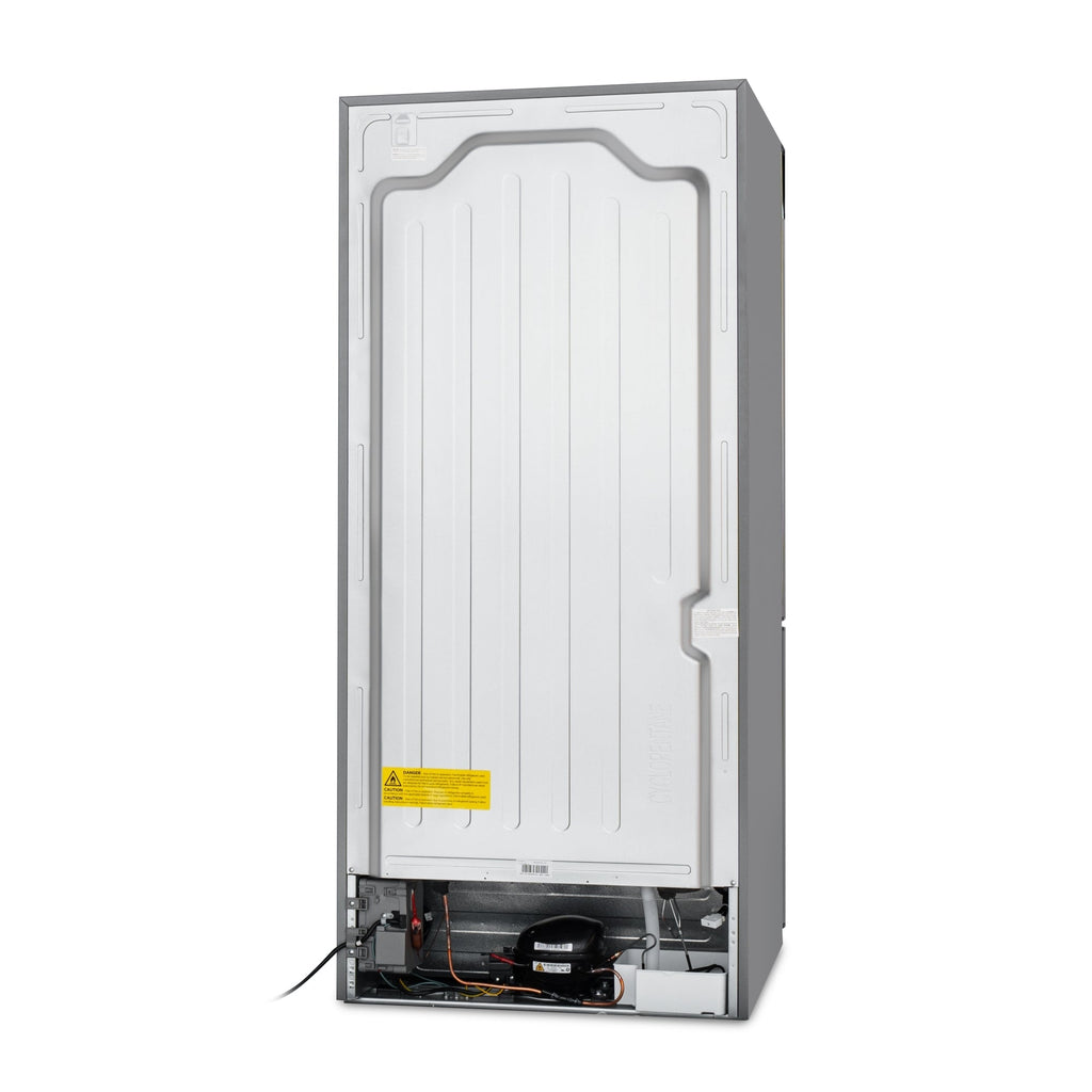 18.5 cu. ft. Stainless-Steel French Door Refrigerator in Silver