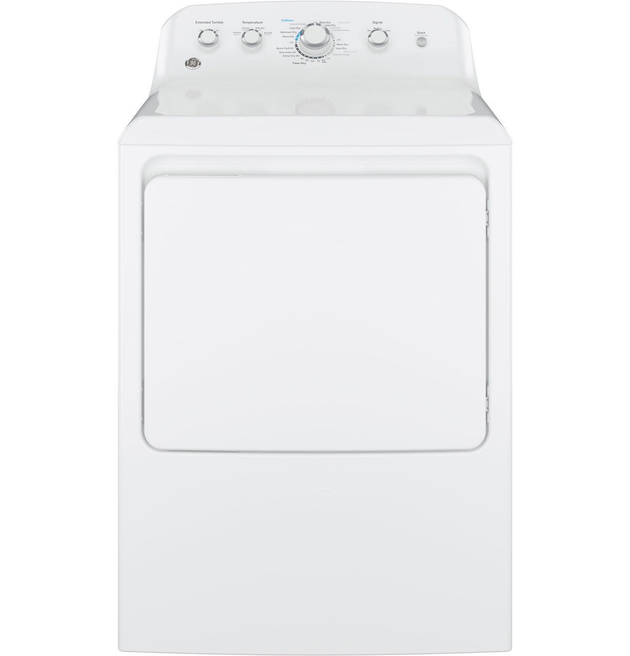 GE® 7.2 cu. ft. Capacity aluminized alloy drum Gas Dryer